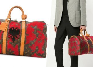 Flamuri kuq e zi vendoset në çantat e Louis Vuitton, çmimi marramendës!